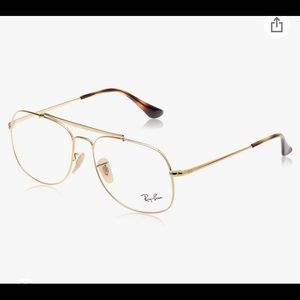 Ray-Ban RX6389 Square Metal Eyeglass Frames
